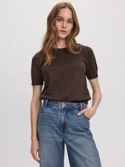 Short-Sleeve Crew-Neck Sweater - R Essentials
