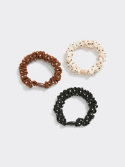 Dotted Scrunchies - Set of 3