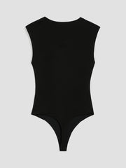 Sleeveless Crew-Neck Bodysuit