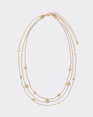 Three-Layer Beaded Necklace
