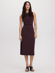 Sleeveless Midi Fitted Dress