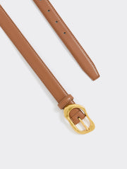 Skinny Belt with Organic Buckle