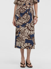 Wrap Midi Skirt