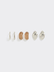 Earrings - 3 Pairs