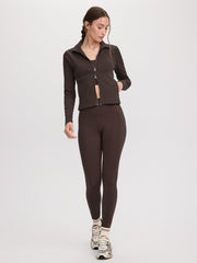 Ribbed Fitted Jacket - Hyba