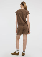 Extended-Sleeve Crew-Neck T-Shirt- Hyba