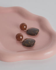 Resin Pendant Earrings