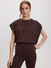 Sleeveless Crew-Neck T-Shirt - Hyba