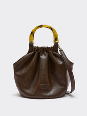 Faux Leather with Hard Handle