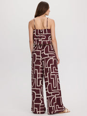 Wide-Leg High-Rise Pull-On Pant