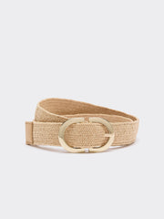 Elastic Belt with Metal Buckle