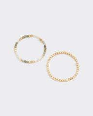 Beaded Bracelets - Set of 2