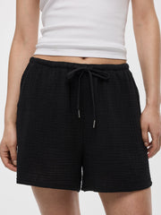 Waffled Cotton Shorts