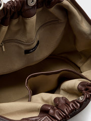 Faux Leather with Hard Handle
