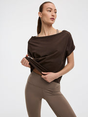 Off-the-Shoulder Short-Sleeve Top - Hyba