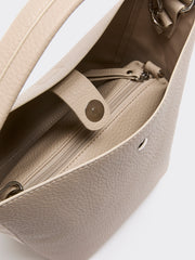 Faux Leather Bucket Bag